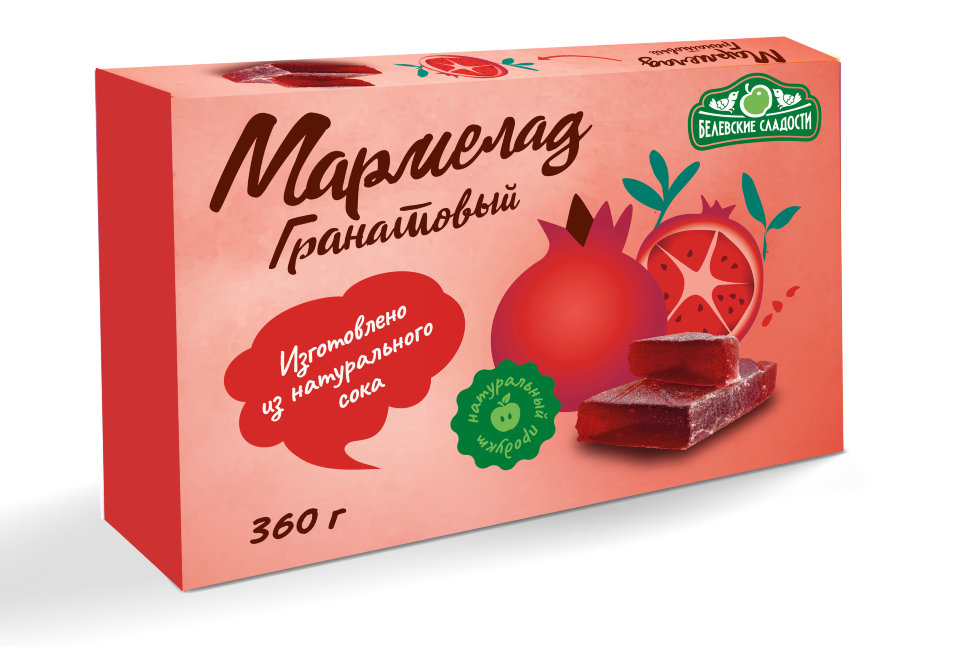  Мармелад  "Гранатовый" белевский 360г  в Партизанске