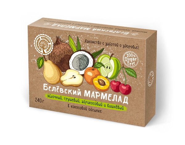 №2 Мармелад белевский на фруктозе 240г  в Партизанске