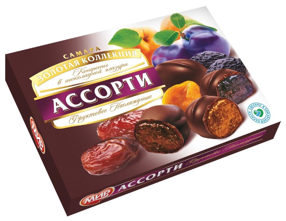  КФ МИР Фруктовое наслаждение (набор шоколадных конфет) 170г в Партизанске